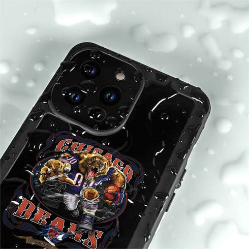 Liquid Blue NFL Chicago Bears Running Back iPhone 15 Pro Waterproof Case