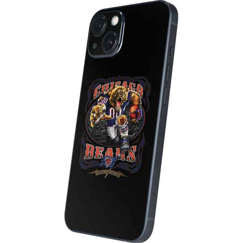 Liquid Blue NFL Chicago Bears Running Back iPhone 15 Skin