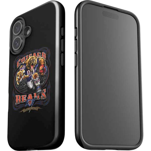 Liquid Blue NFL Chicago Bears Running Back iPhone 16 Impact Case