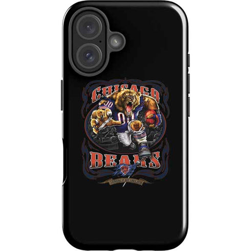 Liquid Blue NFL Chicago Bears Running Back iPhone 16 Plus Impact Case