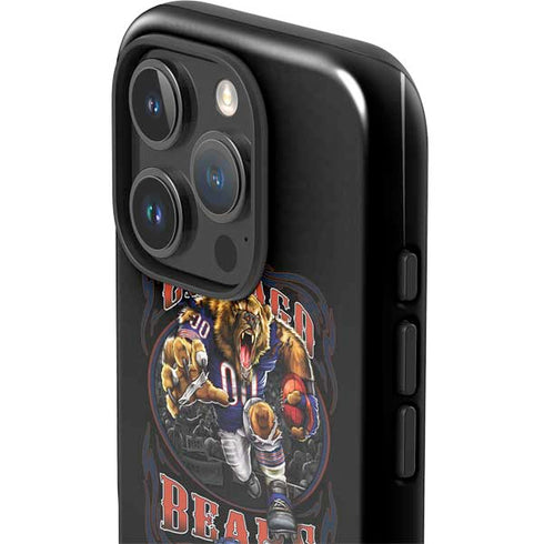 Liquid Blue NFL Chicago Bears Running Back iPhone 16 Pro Impact Case