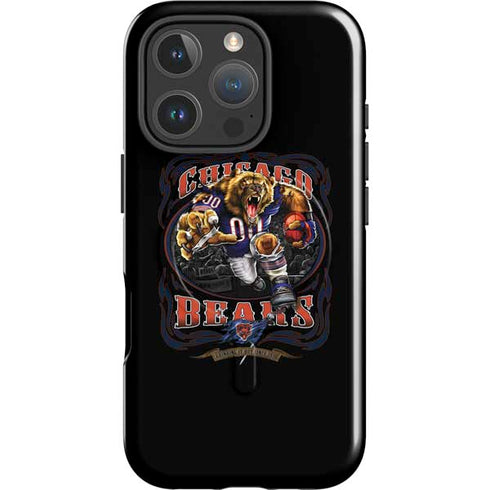 Liquid Blue NFL Chicago Bears Running Back iPhone 16 Pro Magsafe Impact Case