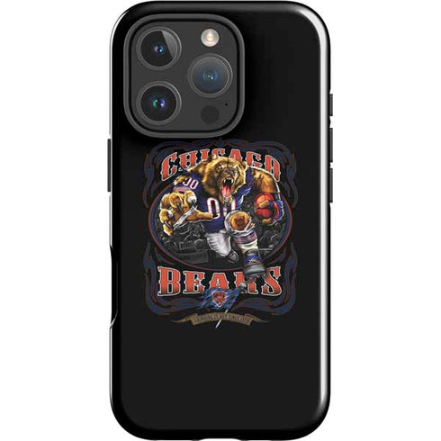 Liquid Blue NFL Chicago Bears Running Back iPhone 16 Pro Max Impact Case