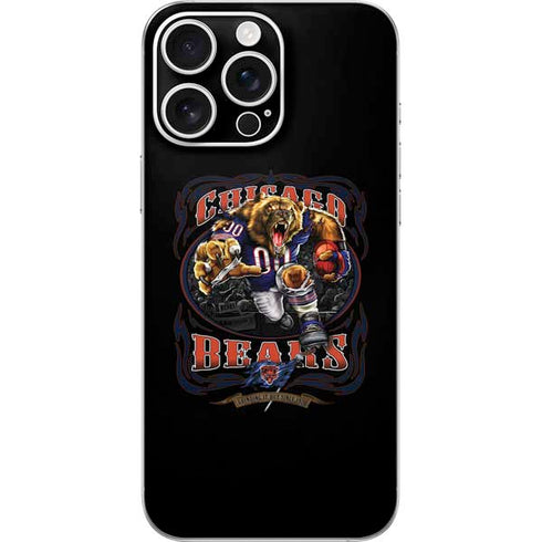 Liquid Blue NFL Chicago Bears Running Back iPhone 16 Pro Max Skin