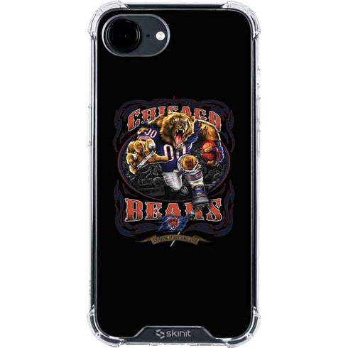 Liquid Blue NFL Chicago Bears Running Back iPhone 16e Clear Case