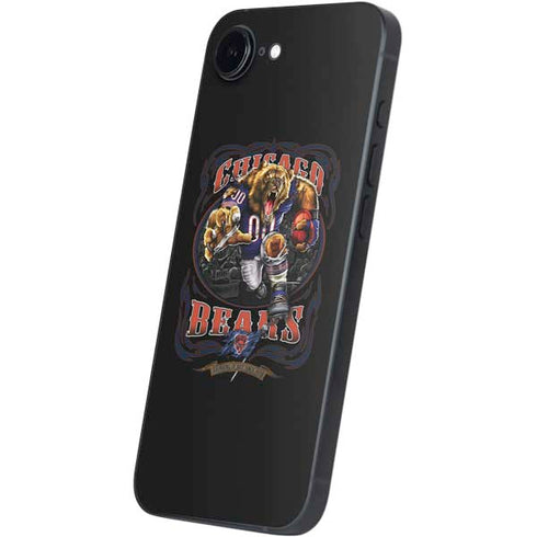 Liquid Blue NFL Chicago Bears Running Back iPhone 16e Skin
