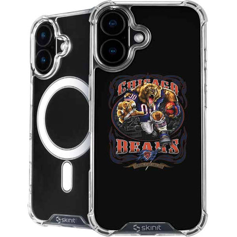 Liquid Blue NFL Chicago Bears Running Back iPhone 17 MagSafe Case
