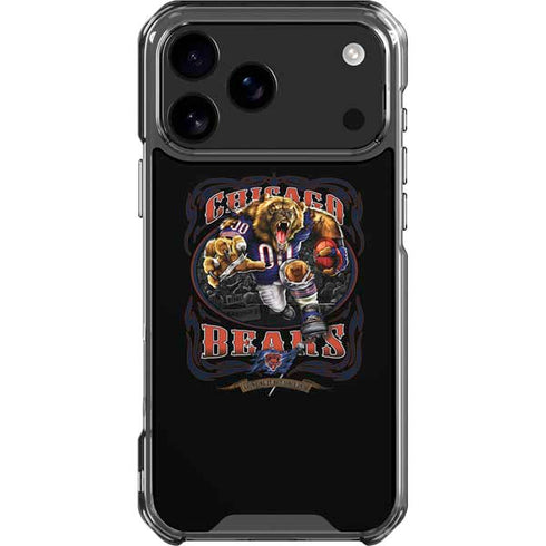 Liquid Blue NFL Chicago Bears Running Back iPhone 18 Pro Max Clear Case