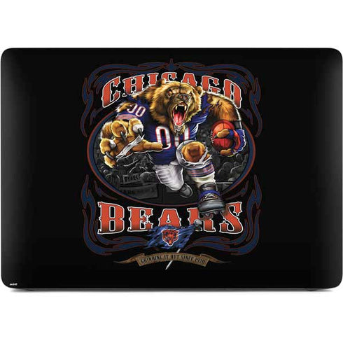 Liquid Blue NFL Chicago Bears Running Back Apple MacBook Air Skin