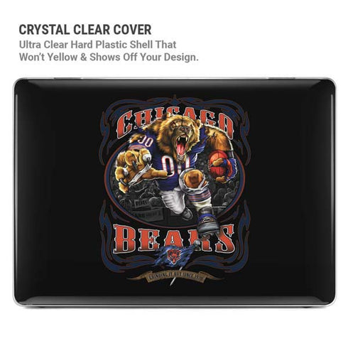 Liquid Blue NFL Chicago Bears Running Back MacBook Pro 14in (2021-24) Case plus Skin