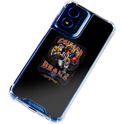 Liquid Blue NFL Chicago Bears Running Back Moto G 5G (2024) Clear Case