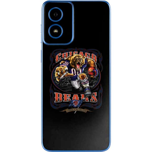 Liquid Blue NFL Chicago Bears Running Back Moto G Play 4G (2024) Skin
