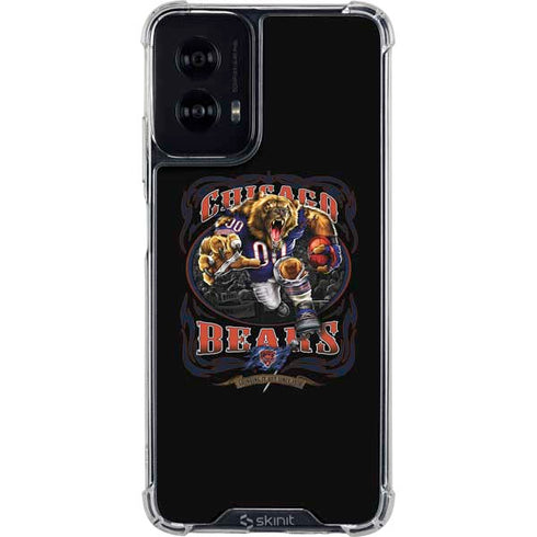 Liquid Blue NFL Chicago Bears Running Back Moto G Power 5G (2024) Clear Case