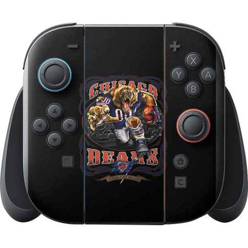 Liquid Blue NFL Chicago Bears Running Back Nintendo Switch 2 (2025) with Joy-Con Skin