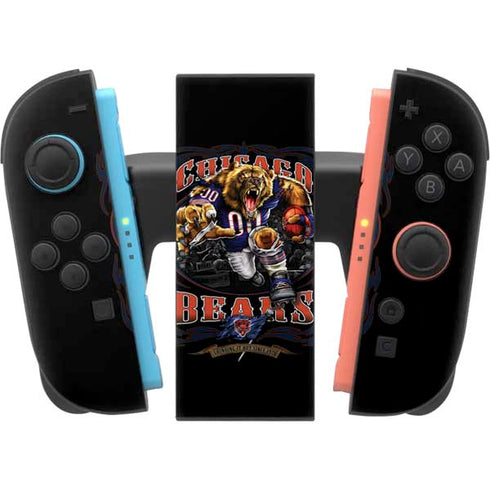 Liquid Blue NFL Chicago Bears Running Back Nintendo Switch 2 (2025) Joy-Con Controller Skin
