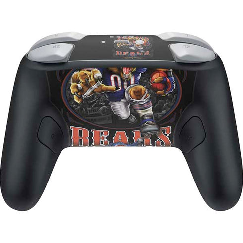 Liquid Blue NFL Chicago Bears Running Back Nintendo Switch 2 (2025) Pro Controller Skin