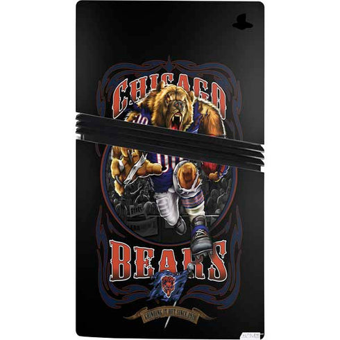 Liquid Blue NFL Chicago Bears Running Back PS5 Pro Bundle Skin