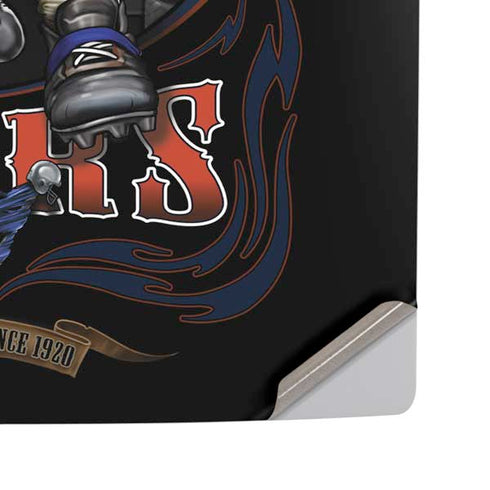 Liquid Blue NFL Chicago Bears Running Back PS5 Pro Disk Console Skin