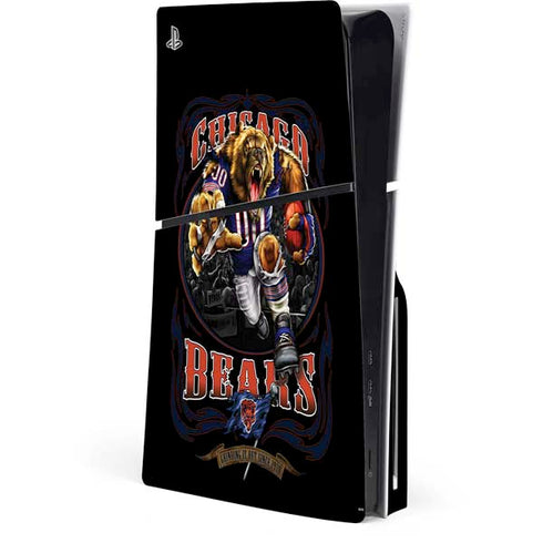 Liquid Blue NFL Chicago Bears Running Back PlayStation PS5 Skins