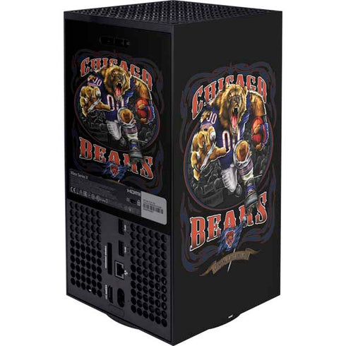 Liquid Blue NFL Chicago Bears Running Back XBox Series X Digital Edition Bundle Skin