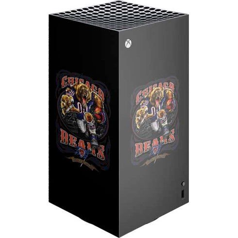Liquid Blue NFL Chicago Bears Running Back XBox Series X Digital Edition Console Skin