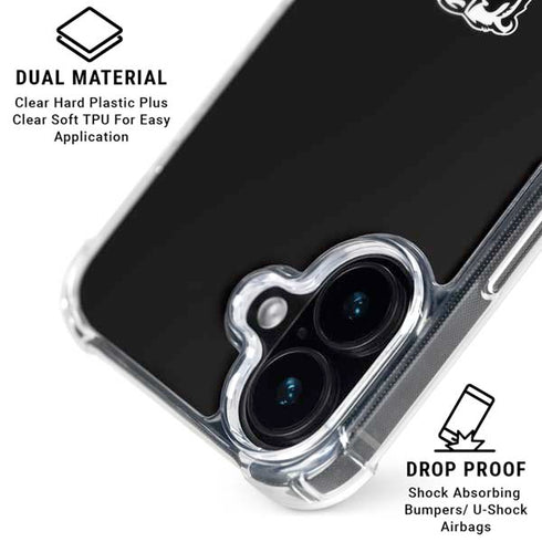 NFL Chicago Bears Shutout iPhone 16 Plus Clear Case