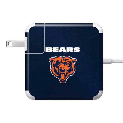 NFL Chicago Bears Team Jersey 85W Power Adapter (15 and 17 inch MacBook Pro Charger) Skin
