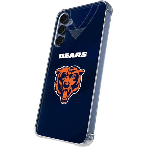 NFL Chicago Bears Team Jersey Galaxy A35 5G Clear Case