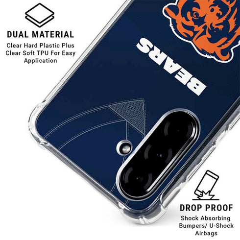 NFL Chicago Bears Team Jersey Galaxy A36 5G Clear Case