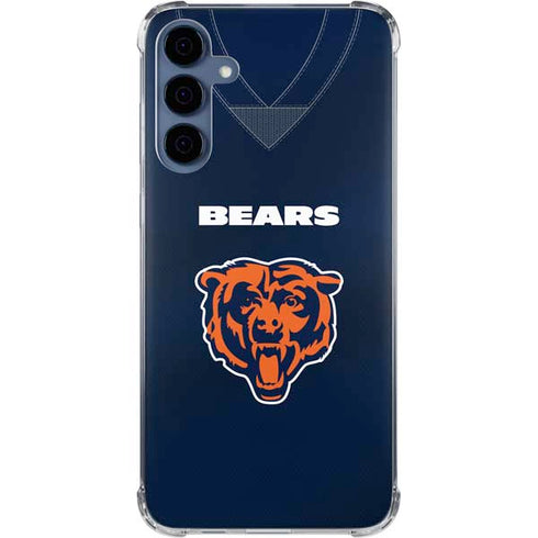 NFL Chicago Bears Team Jersey Galaxy A55 5G Clear Case