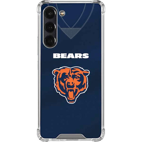 NFL Chicago Bears Team Jersey Galaxy S24 FE Clear Case