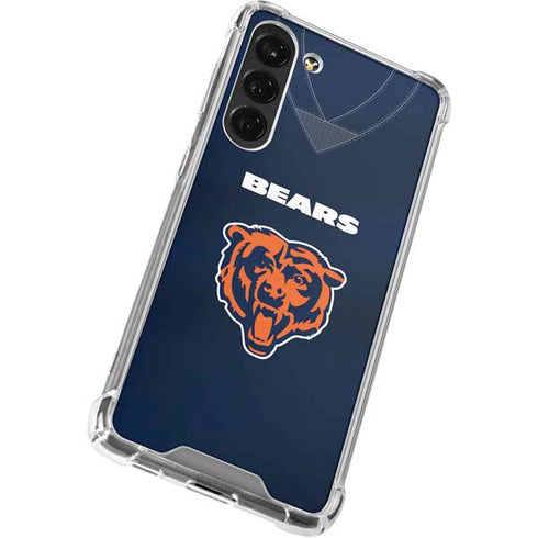 NFL Chicago Bears Team Jersey Galaxy S24 FE Clear Case