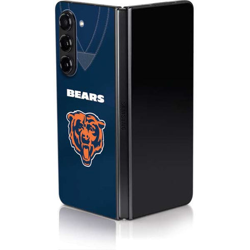 NFL Chicago Bears Team Jersey Galaxy Z Fold5 5G Skin