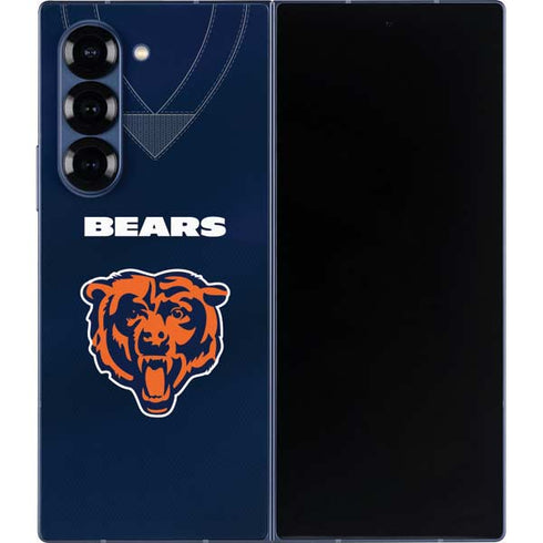 NFL Chicago Bears Team Jersey Galaxy Z Fold6 Skin