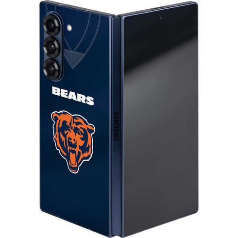 NFL Chicago Bears Team Jersey Galaxy Z Fold6 Skin