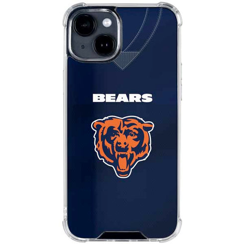 NFL Chicago Bears Team Jersey iPhone 15 Clear Case