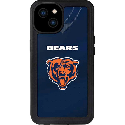 NFL Chicago Bears Team Jersey iPhone 15 Plus Waterproof Case