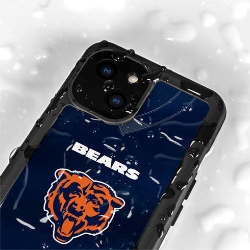 NFL Chicago Bears Team Jersey iPhone 15 Plus Waterproof Case