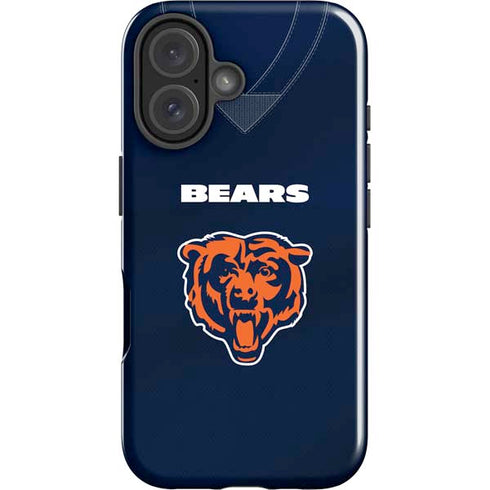 NFL Chicago Bears Team Jersey iPhone 16 Plus Impact Case
