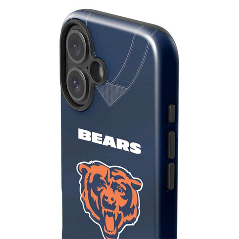 NFL Chicago Bears Team Jersey iPhone 16 Plus Impact Case