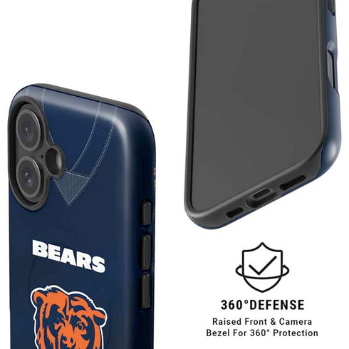 NFL Chicago Bears Team Jersey iPhone 16 Plus Magsafe Impact Case