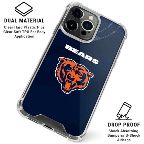 NFL Chicago Bears Team Jersey iPhone 16 Pro Clear Case