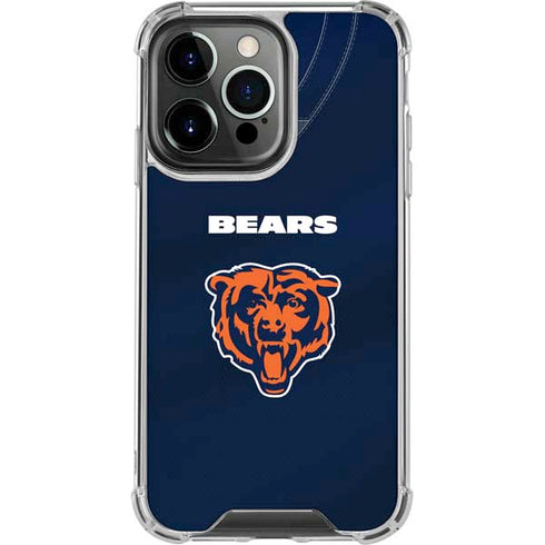 NFL Chicago Bears Team Jersey iPhone 16 Pro Max Clear Case