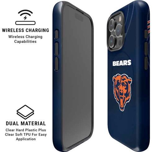 NFL Chicago Bears Team Jersey iPhone 16 Pro Max Magsafe Impact Case
