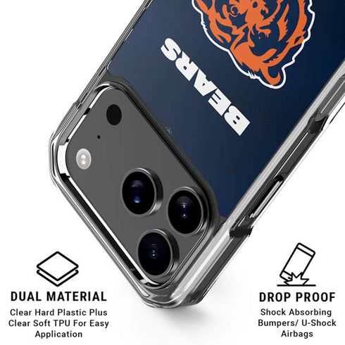NFL Chicago Bears Team Jersey iPhone 18 Pro Clear Case