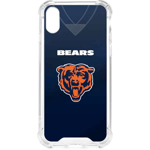 NFL Chicago Bears Team Jersey iPhone XS Clear Case