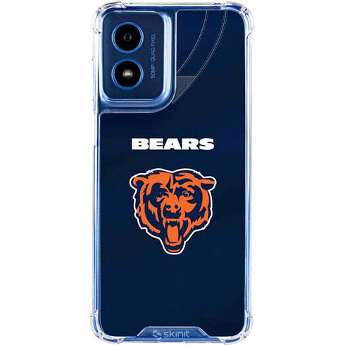 NFL Chicago Bears Team Jersey Moto G 5G (2024) Clear Case
