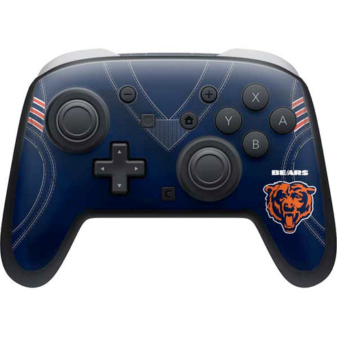NFL Chicago Bears Team Jersey Nintendo Switch 2 (2025) Pro Controller Skin