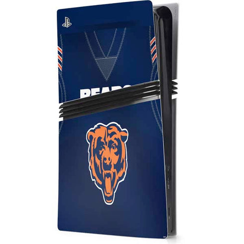 NFL Chicago Bears Team Jersey PS5 Pro Console Skin