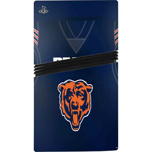 NFL Chicago Bears Team Jersey PS5 Pro Console Skin